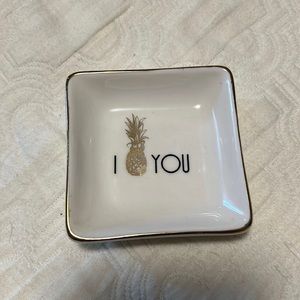 Small pineapple, jewelry dish